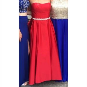Red dress